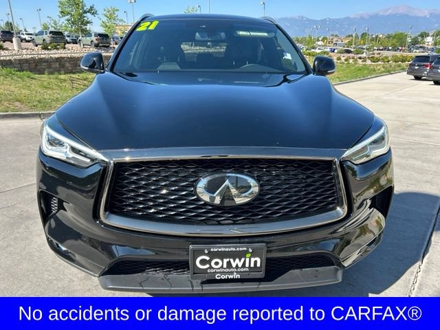 Used 2021 INFINITI QX50 Luxe w/ Appearance Package AWD/4WD video 2