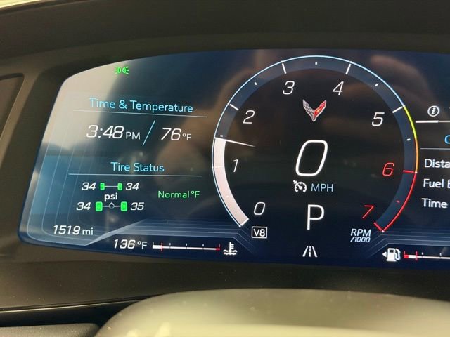 Certified 2025 Chevrolet Corvette Stingray Preferred Cpe w/ Z51 Performance Package RWD image 12