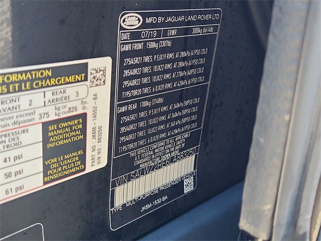 Used 2020 Land Rover Range Rover Sport SVR image 35