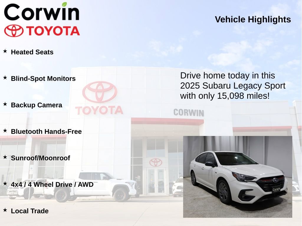 Used 2025 Subaru Legacy Sport image 6