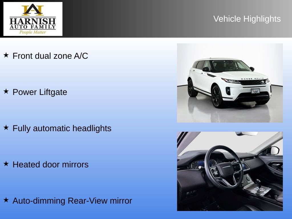 Used 2023 Land Rover Range Rover Evoque S AWD/4WD image 10