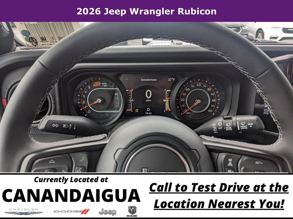 New 2026 Jeep Wrangler Unlimited Rubicon w/ Xtreme 35 Tire Package AWD/4WD image 19