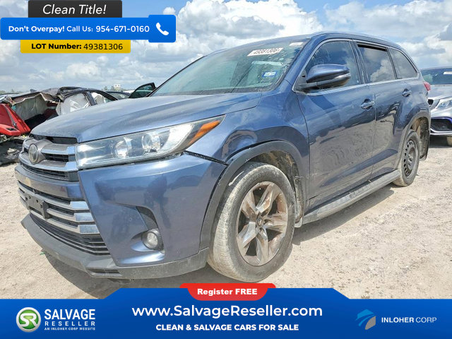 Used 2019 Toyota Highlander Limited Platinum FWD image 1