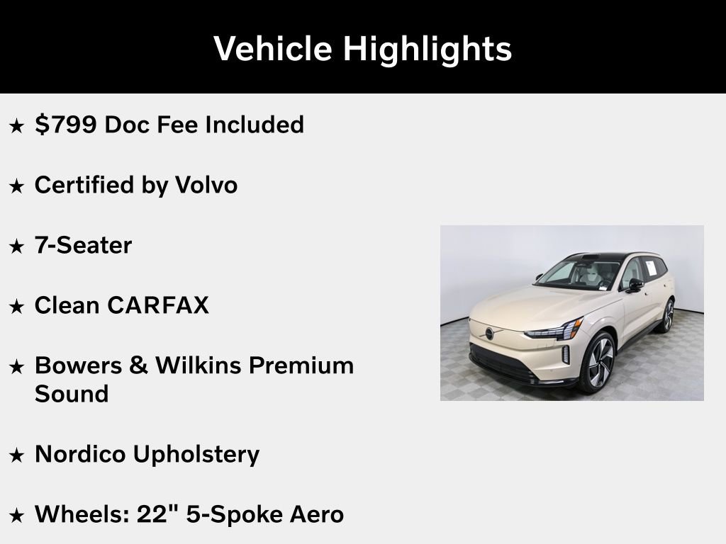 Certified 2025 Volvo EX90 Ultra AWD/4WD image 5