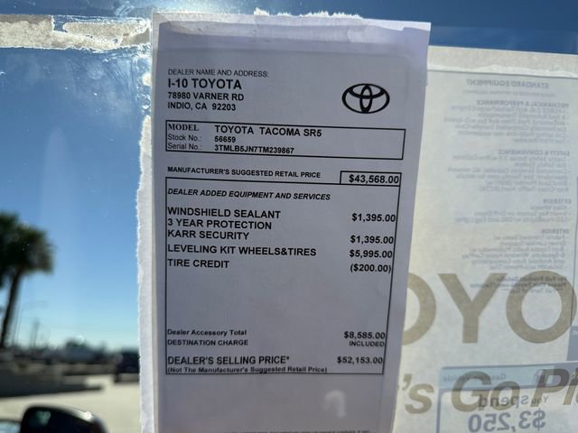 New 2026 Toyota Tacoma SR5 image 14