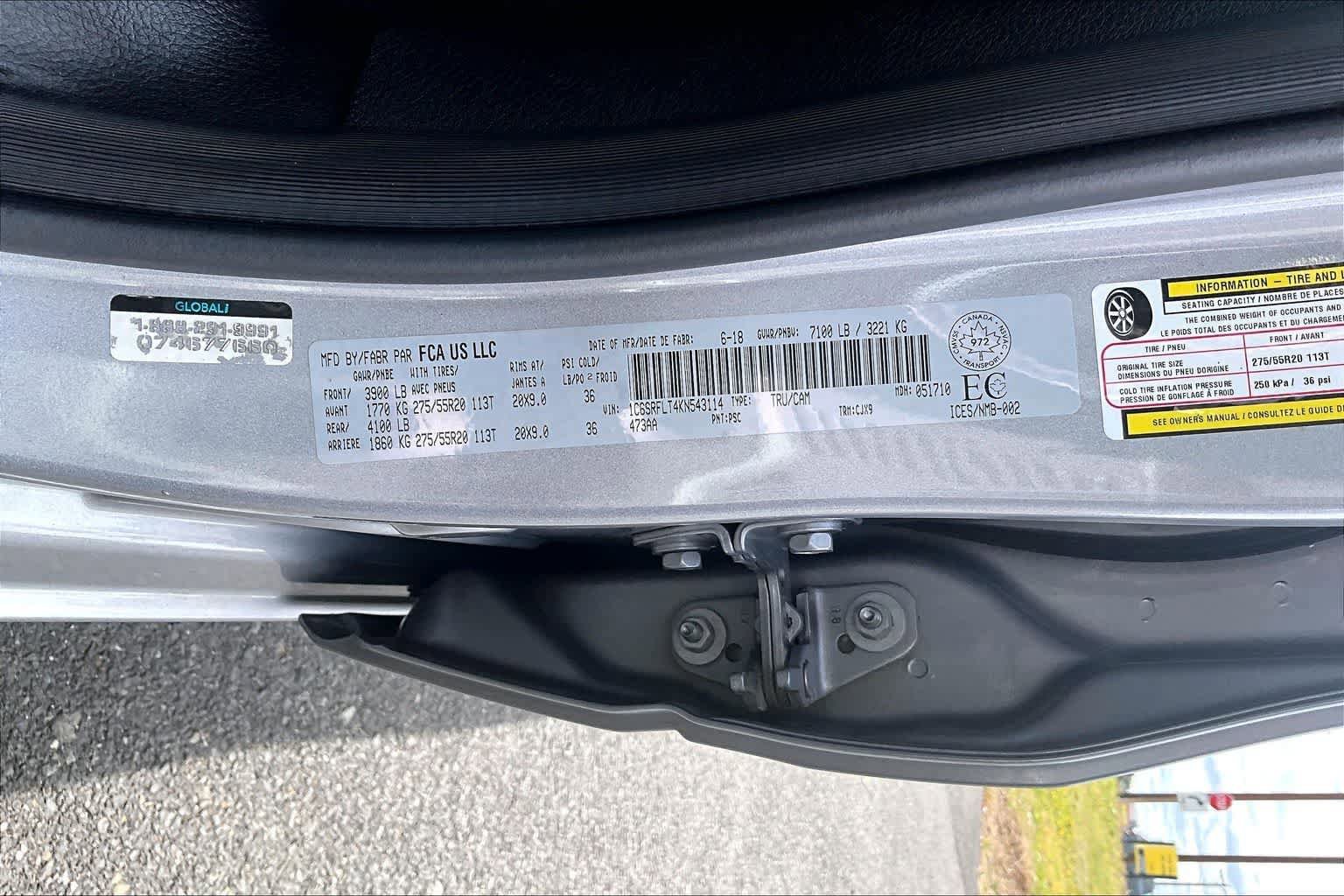 Used 2019 RAM 1500 Sport w/ Advanced Safety Group AWD/4WD image 21