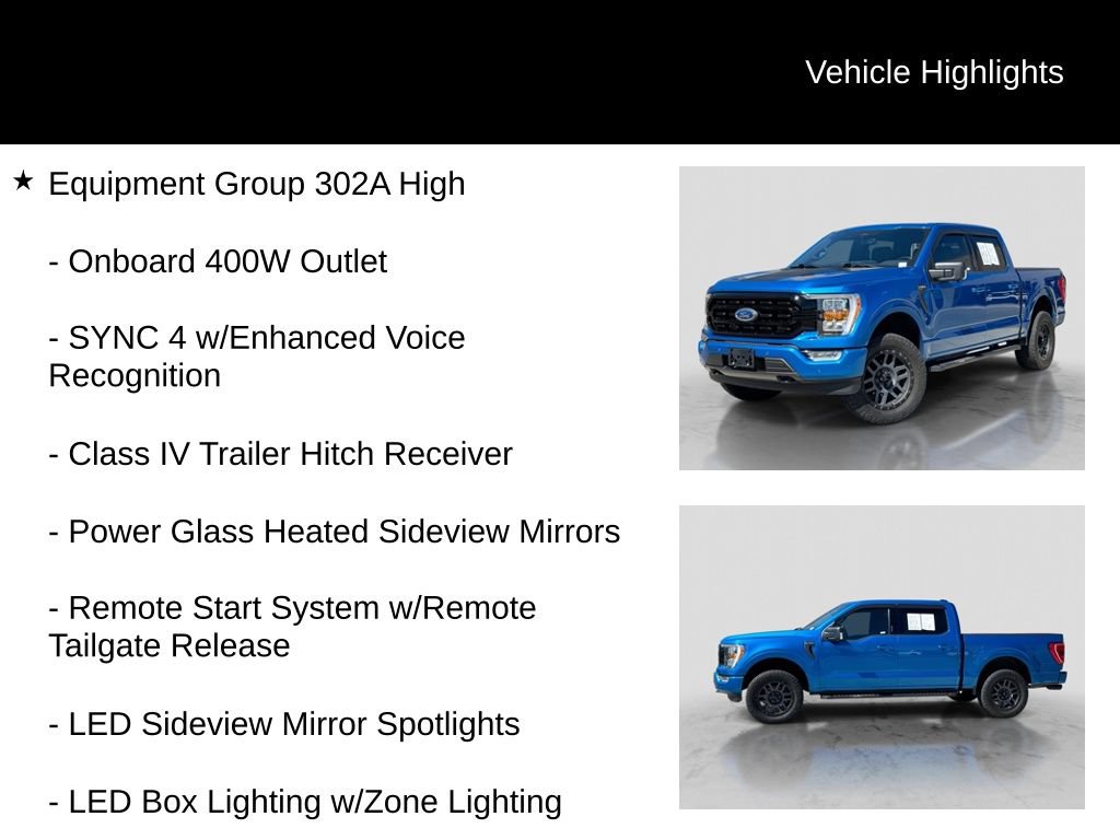 Certified 2021 Ford F150 XLT w/ Equipment Group 302A High AWD/4WD image 6