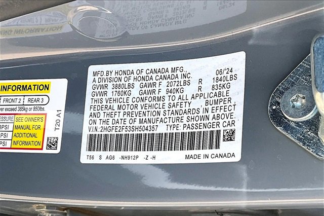 Used 2025 Honda Civic Sport image 35