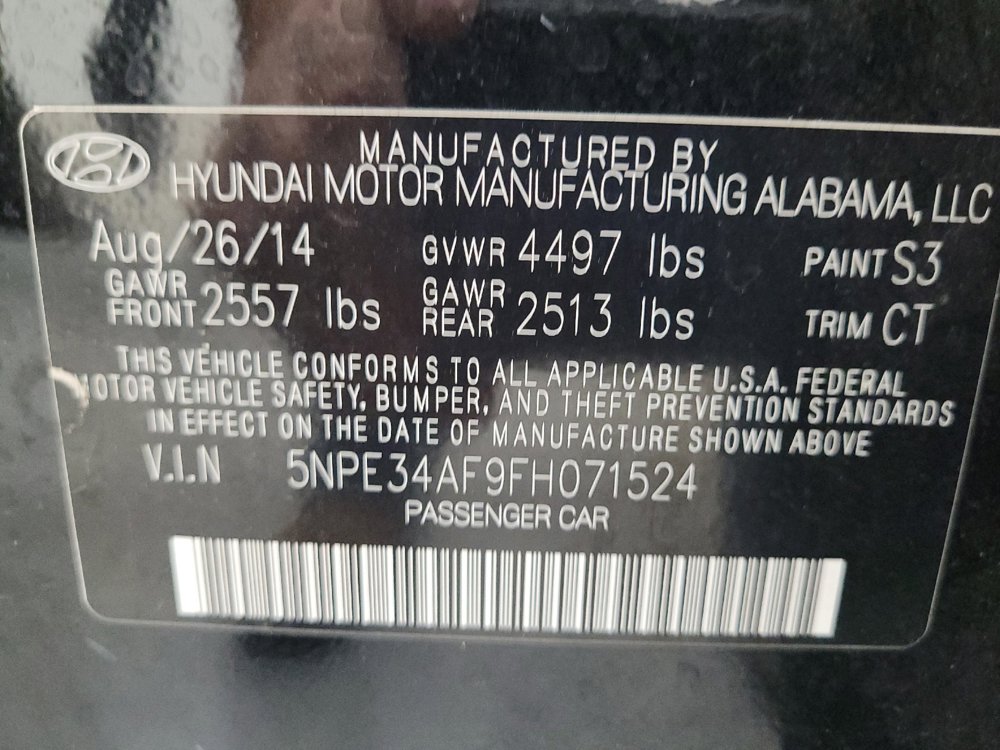 Used 2015 Hyundai Sonata Limited w/ Option Group 06 FWD image 33