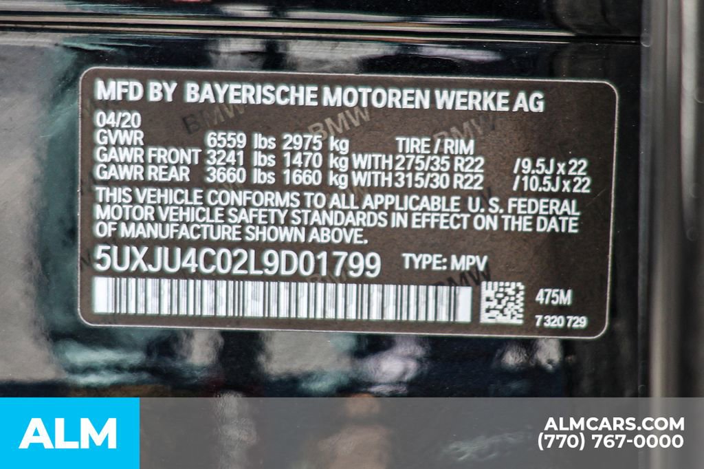 Used 2020 BMW X5 M50i w/ Executive Package AWD/4WD image 66
