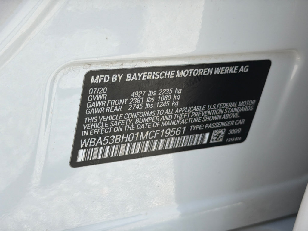 Used 2021 BMW 530i w/ Premium Package RWD image 35