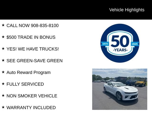 Used 2018 Chevrolet Camaro SS RWD image 5