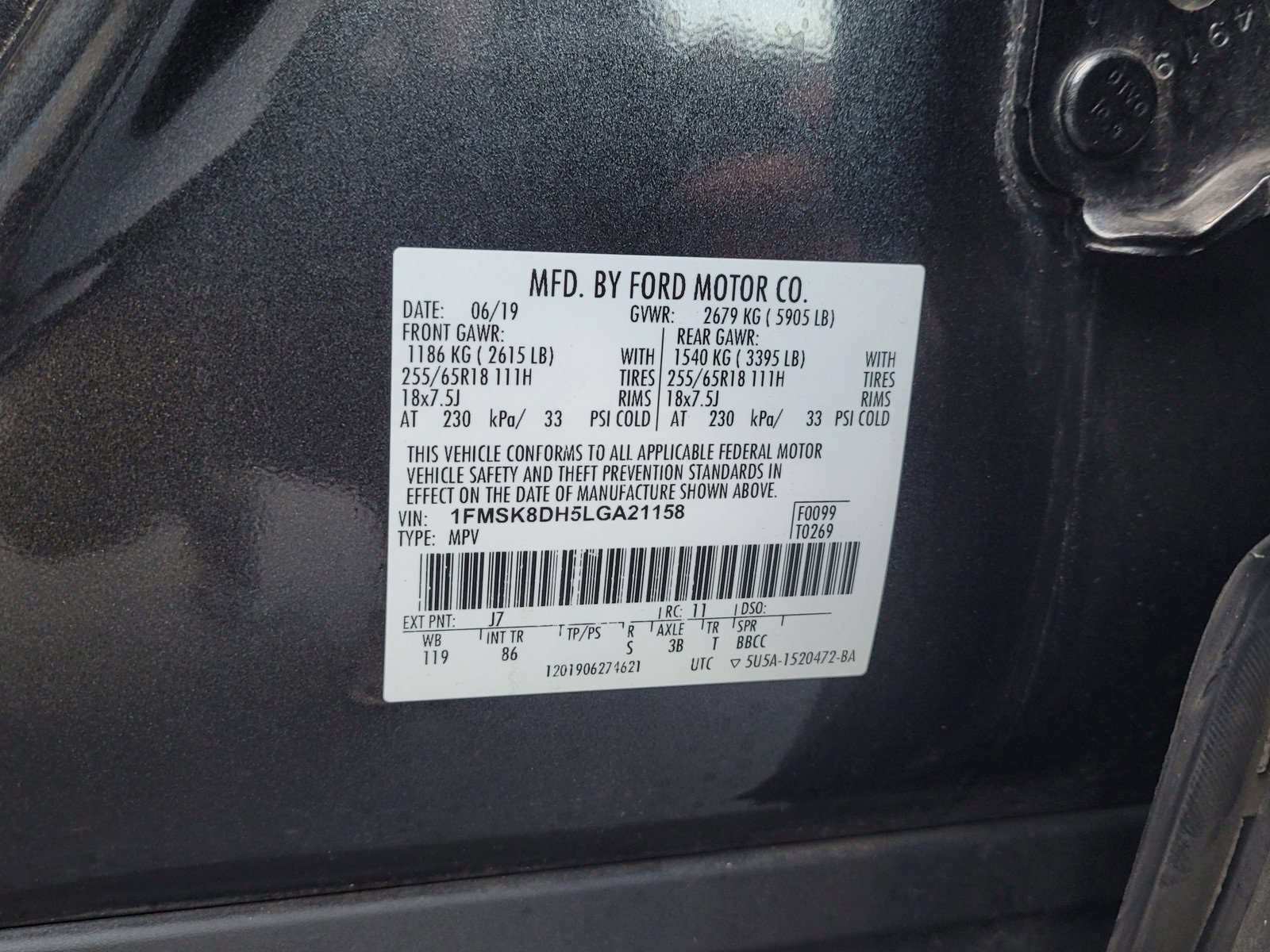 Used 2020 Ford Explorer XLT w/ Comfort Package image 30