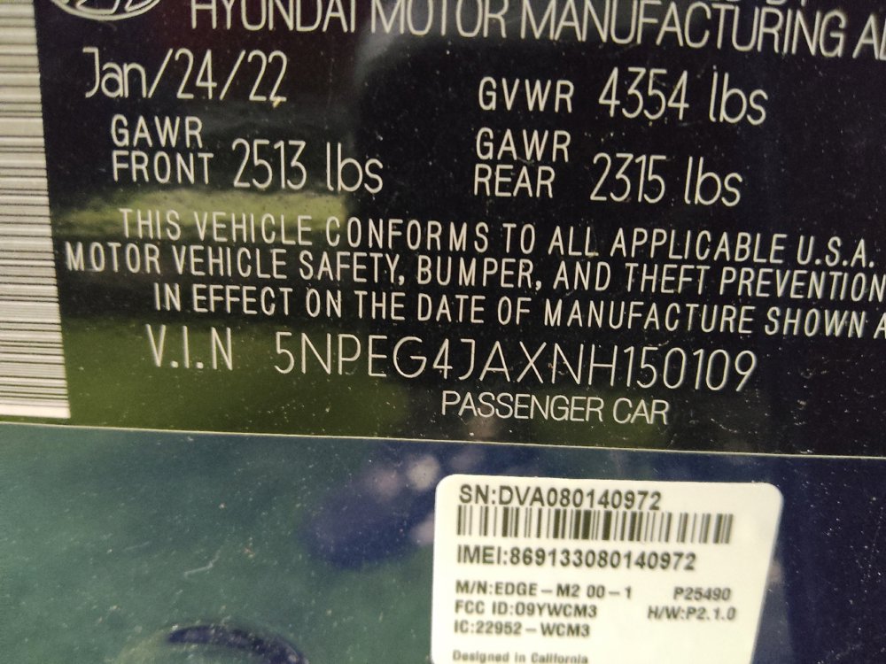 Used 2022 Hyundai Sonata SE FWD image 33