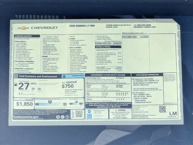 New 2026 Chevrolet Equinox LT FWD image 18
