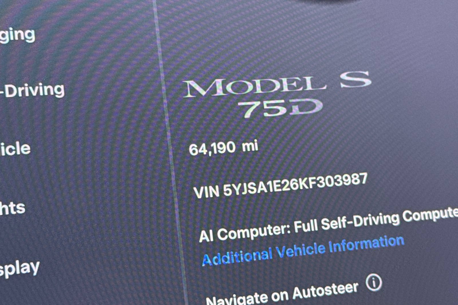 Used 2019 Tesla Model S 75D AWD/4WD image 28