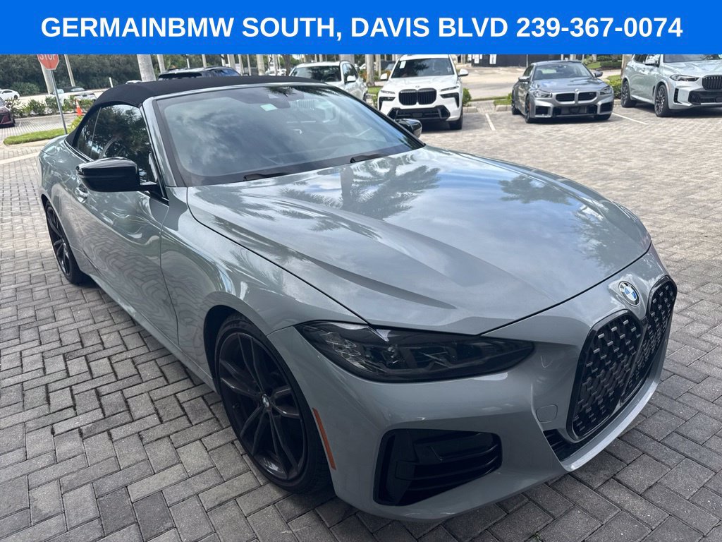 Certified 2024 BMW M440i Convertible w/ Shadowloine Package RWD image 8