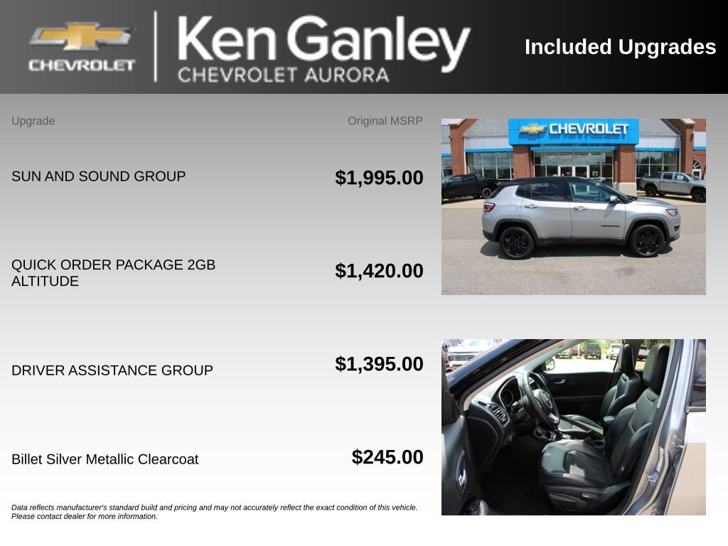 Used 2021 Jeep Compass Latitude w/ Sun and Sound Group AWD/4WD image 6