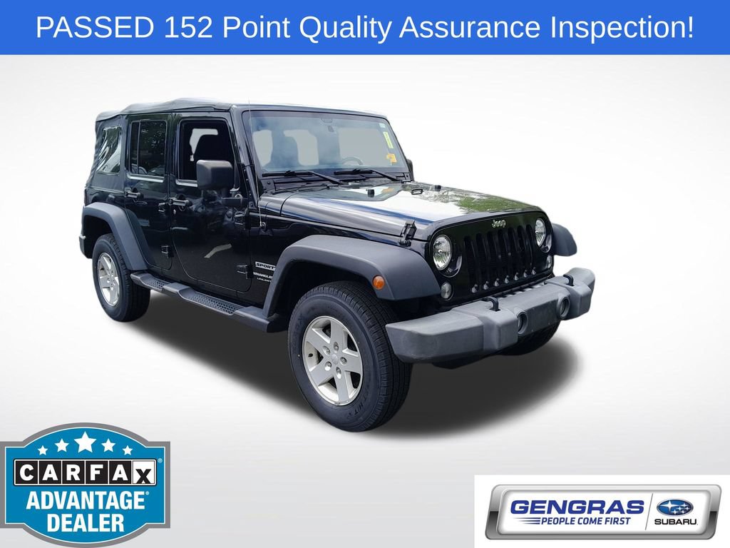 Used 2018 Jeep Wrangler Unlimited Sport S AWD/4WD image 1