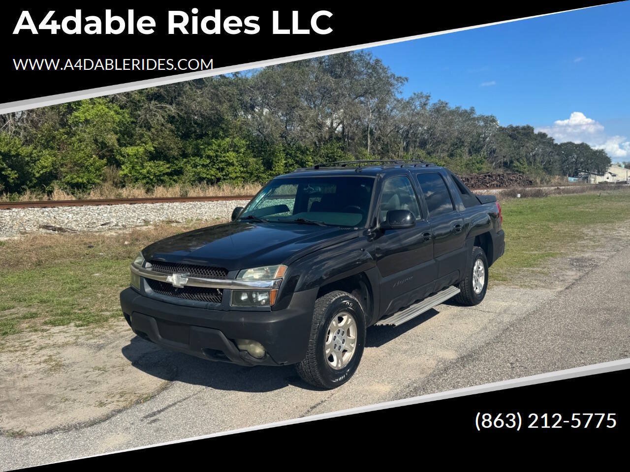 Used 2003 Chevrolet Avalanche 4x4 w/ Suspension Package, Off-Road