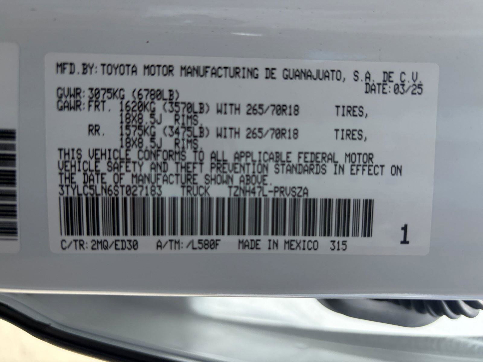 Certified 2025 Toyota Tacoma TRD Pro AWD/4WD image 16