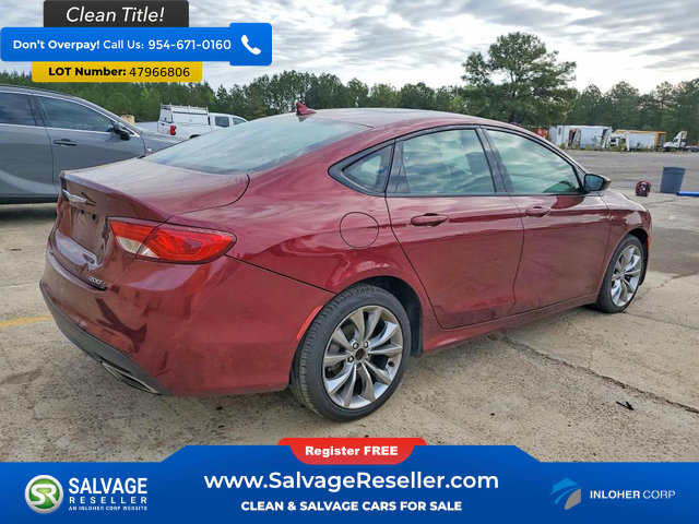 Used 2015 Chrysler 200 S w/ Navigation & Sound Group I image 4