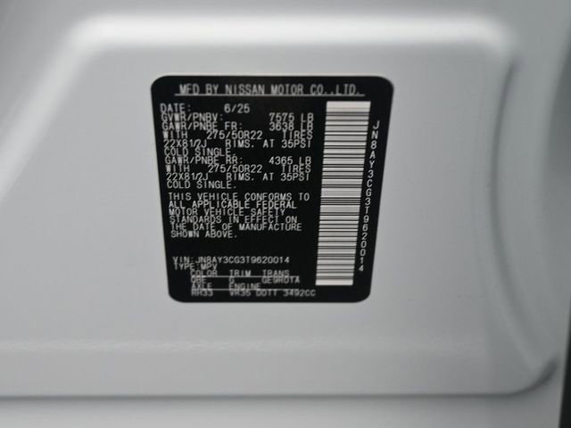 New 2026 Nissan Armada Platinum Reserve image 18