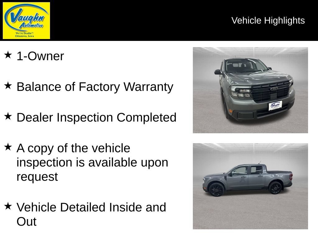 Used 2024 Ford Maverick Lariat w/ Black Appearance Package AWD/4WD video 2