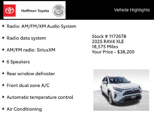 Certified 2025 Toyota RAV4 XLE w/ Convenience Package AWD/4WD image 15