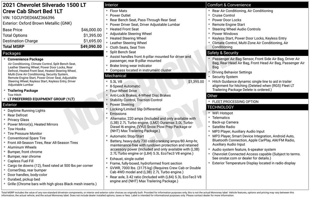 Used 2021 Chevrolet Silverado 1500 LT AWD/4WD image 9