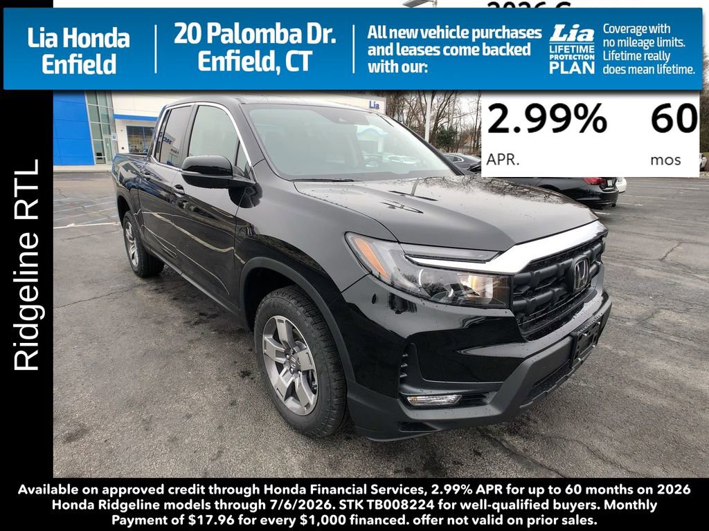 New 2026 Honda Ridgeline RTL image 1