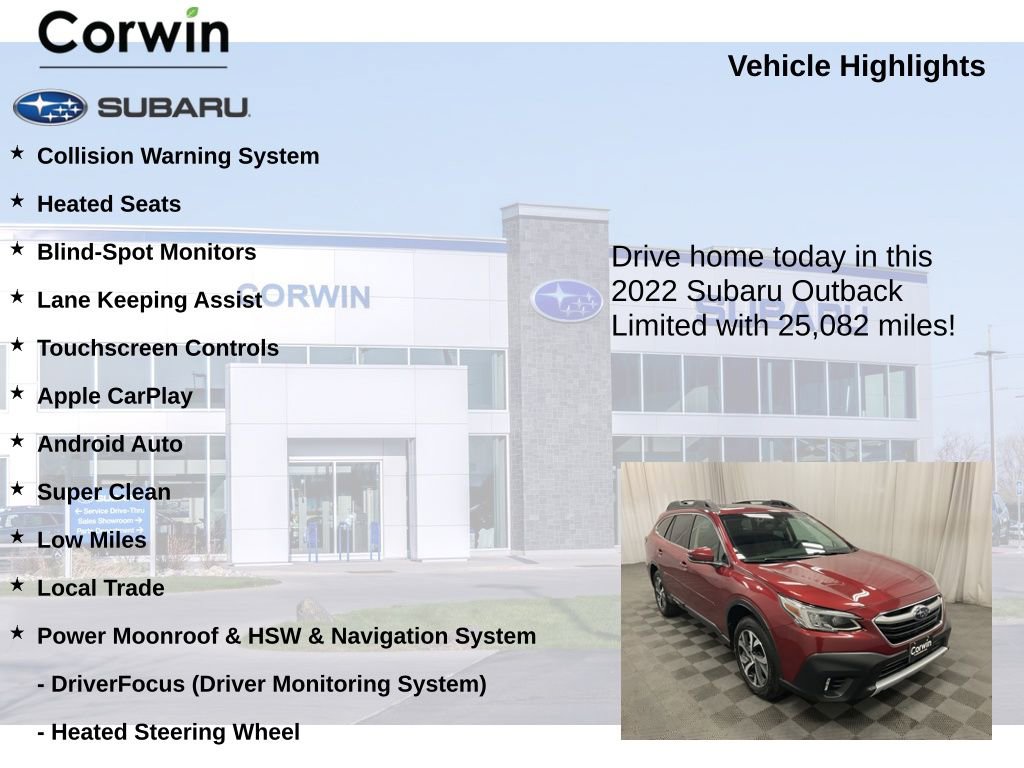 Used 2022 Subaru Outback Limited image 6