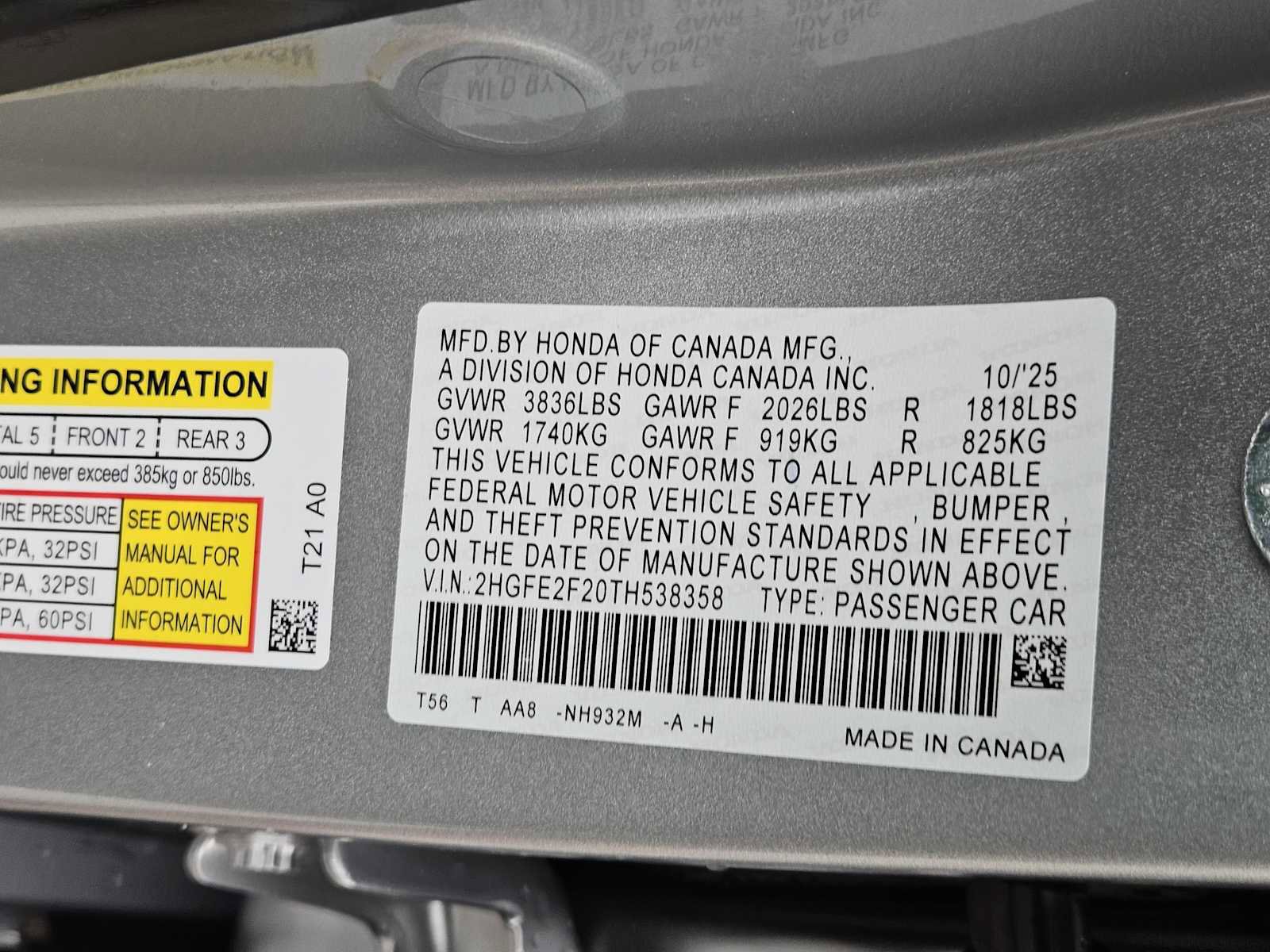 Used 2026 Honda Civic LX image 30