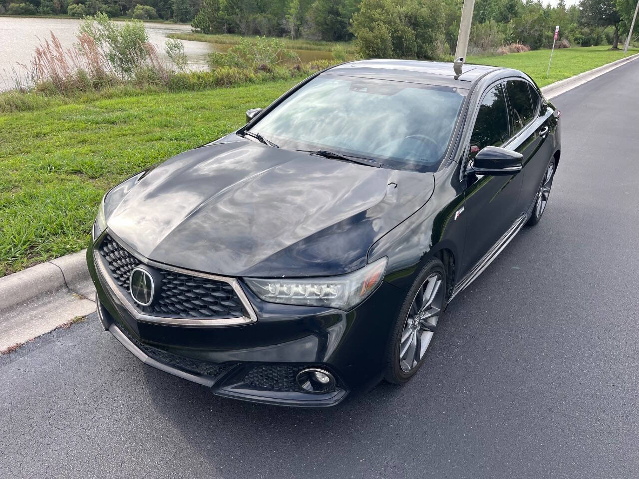 Used 2018 Acura TLX V6 w/ Technology & A-SPEC Pkg FWD image 1