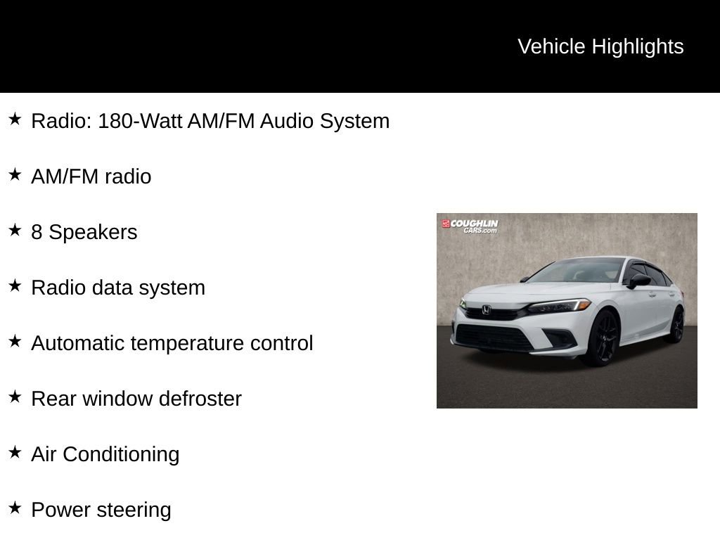 Used 2022 Honda Civic Sport image 2