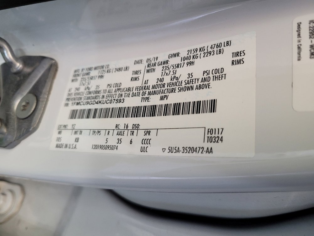 Used 2019 Ford Escape SE AWD/4WD image 33