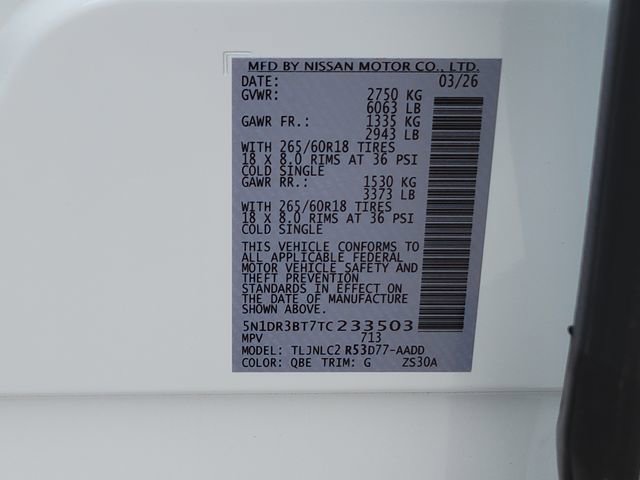 New 2026 Nissan Pathfinder Rock Creek AWD/4WD image 16