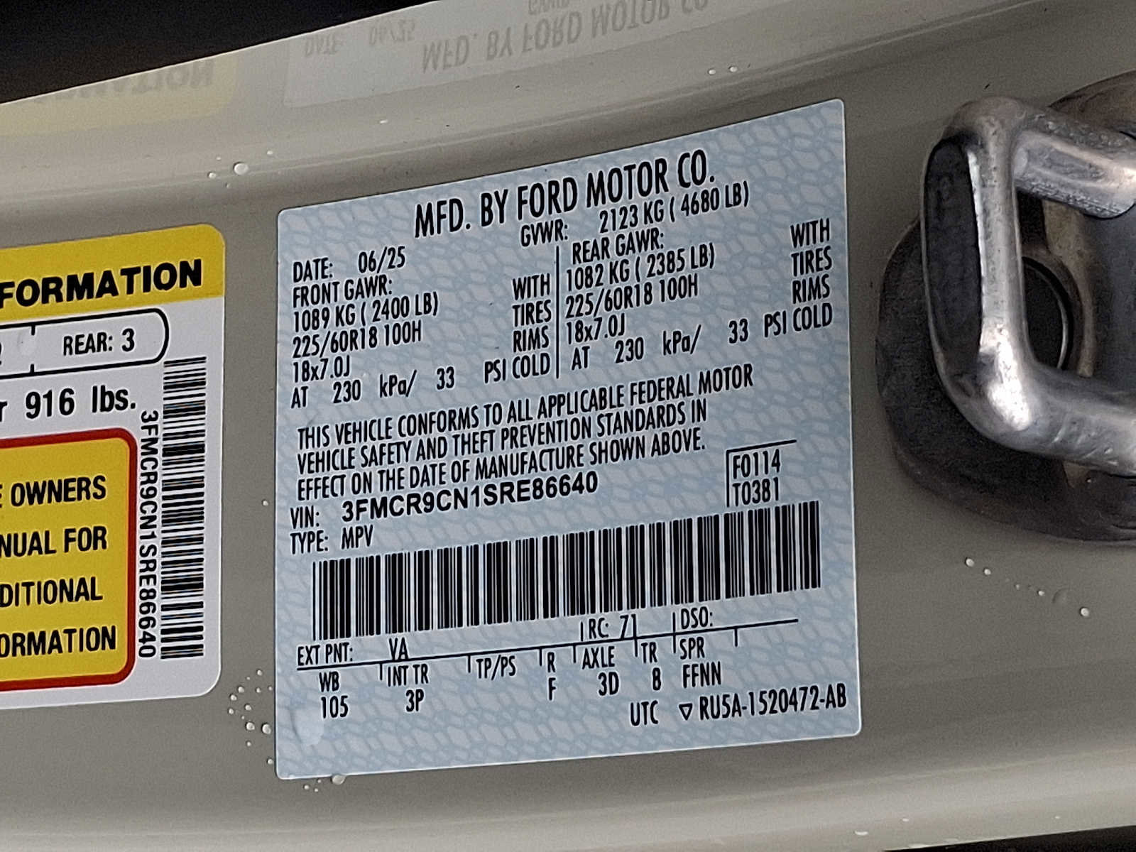 Used 2025 Ford Bronco Sport Outer Banks w/ Outer Banks Tech Package+ image 27