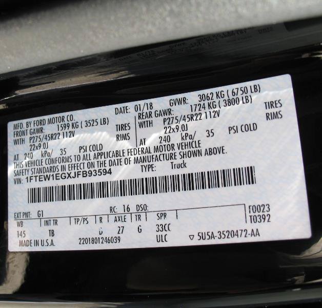 Used 2018 Ford F150 Limited w/ Trailer Tow Package AWD/4WD image 72