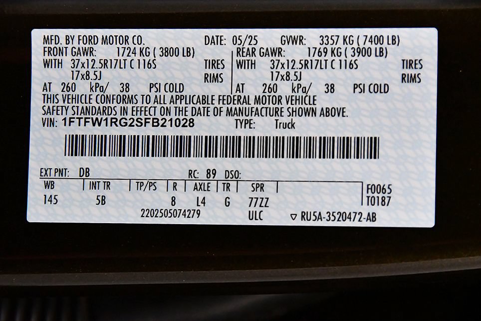 Used 2025 Ford F150 Raptor AWD/4WD image 15