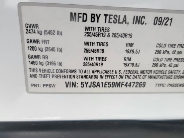 Used 2021 Tesla Model S Long Range AWD/4WD image 27