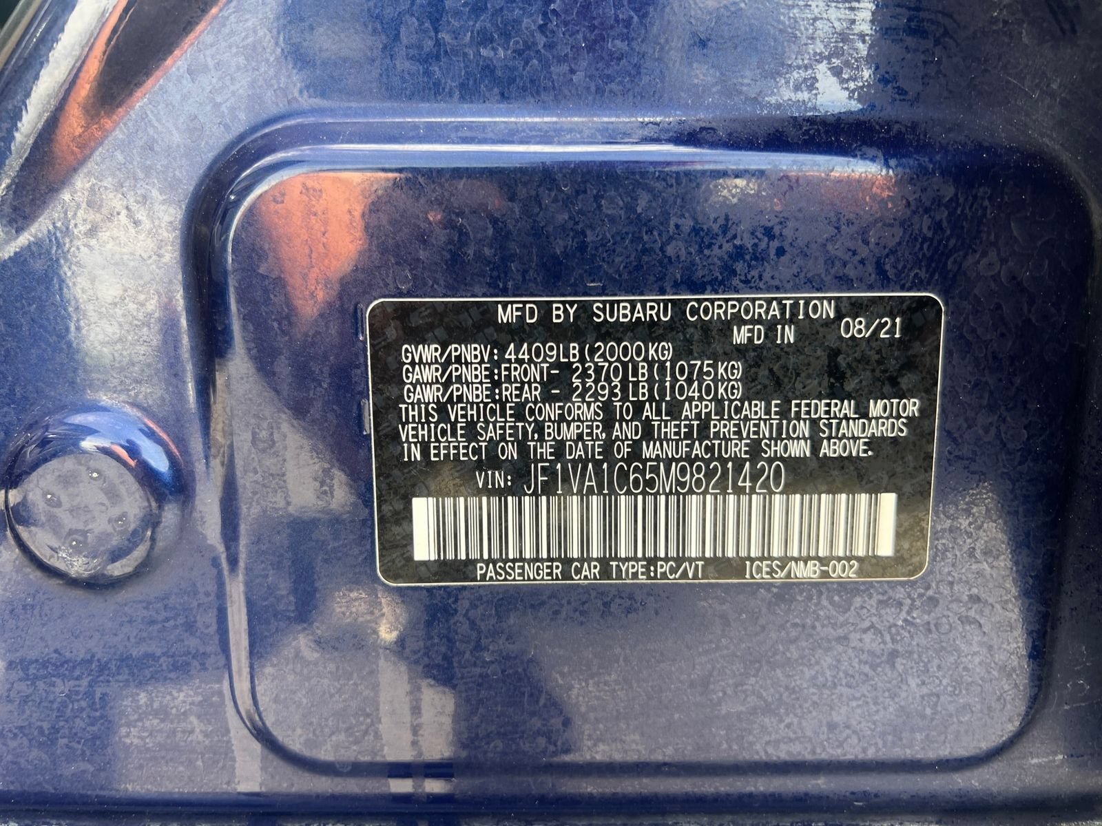 Used 2021 Subaru WRX Premium AWD/4WD image 30