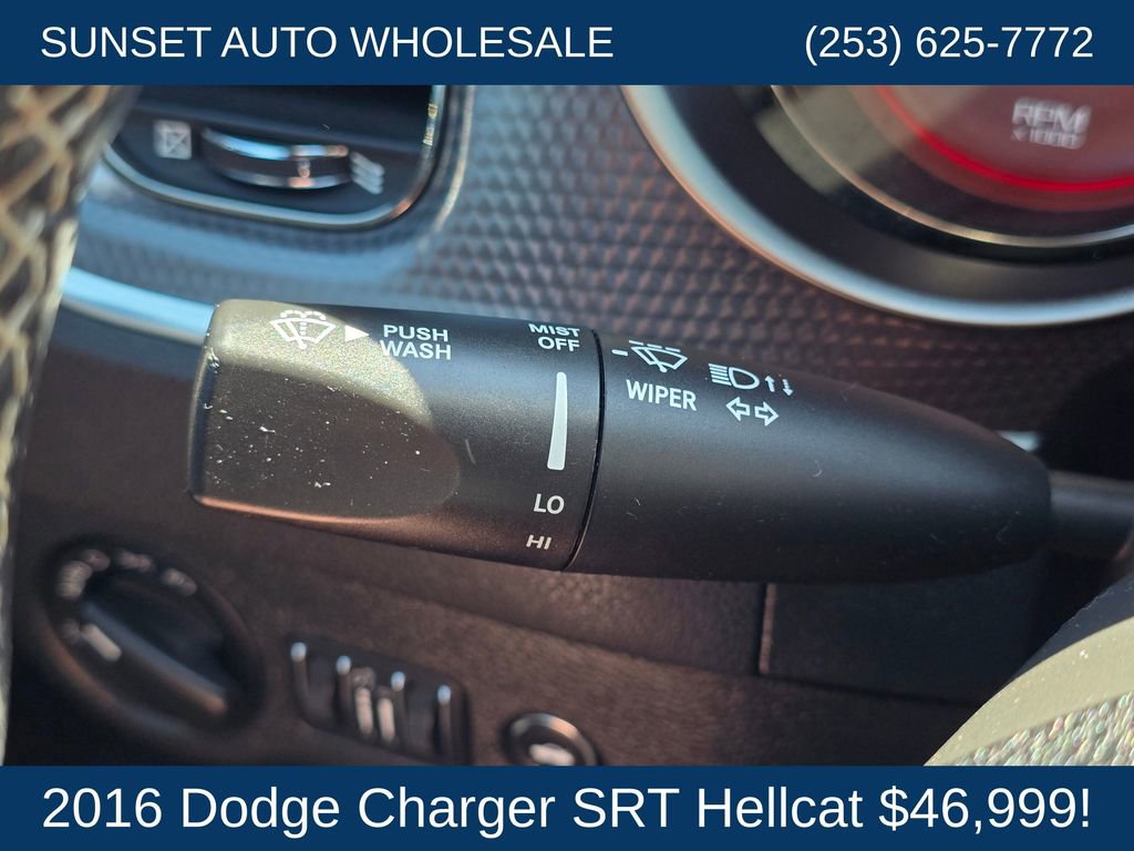 Used 2016 Dodge Charger SRT Hellcat w/ Harman/Kardon Audio Group RWD image 34