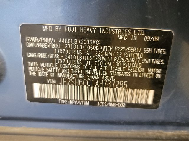 Used 2010 Subaru Forester 2.5X Premium w/ Rugged Pkg 1D AWD/4WD image 34