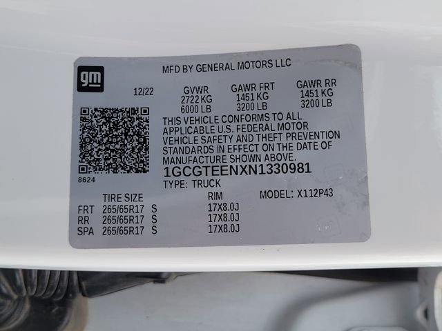 Used 2022 Chevrolet Colorado ZR2 AWD/4WD image 22