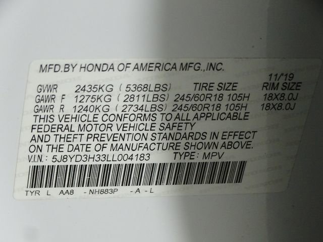 Used 2020 Acura MDX FWD image 23