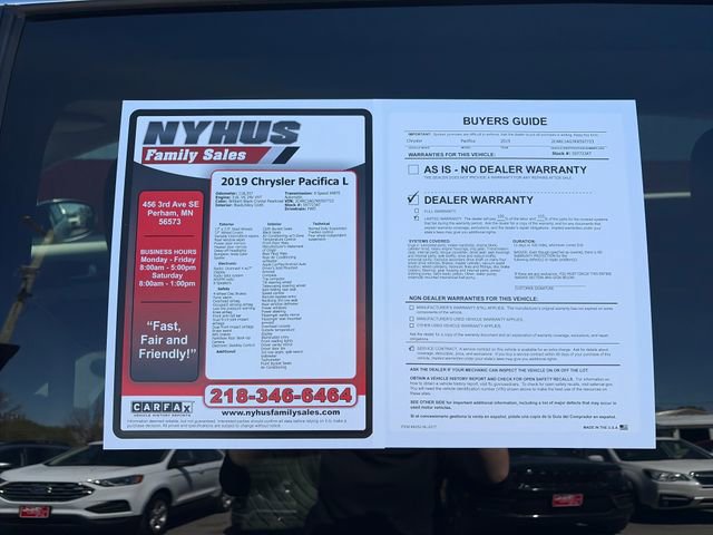 Used 2019 Chrysler Pacifica L FWD image 49