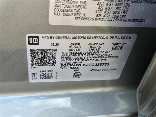 New 2026 Chevrolet Silverado 1500 RST w/ RST Select Package image 18