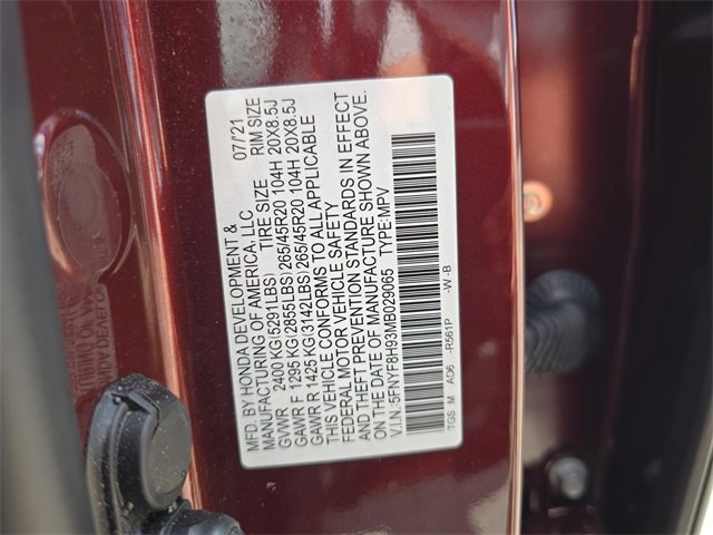 Used 2021 Honda Passport Touring image 31