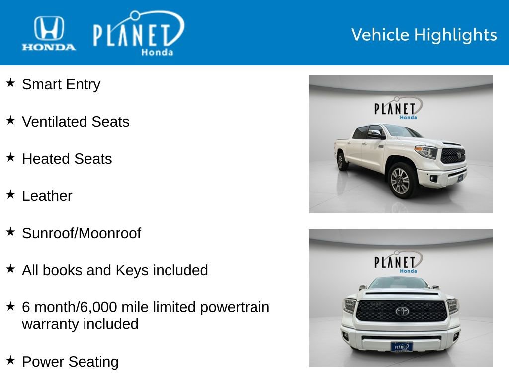 Used 2020 Toyota Tundra Platinum AWD/4WD image 4